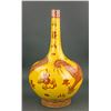 Image 1 : Imperial Yellow Ground Porcelain Vase Qianlong