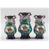Image 1 : Set of Three Chinese Famille Rose Porcelain Vases
