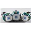 Image 9 : Set of Three Chinese Famille Rose Porcelain Vases