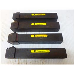 (4) KENNAMETAL INDEXABLE TOOL HOLDERS