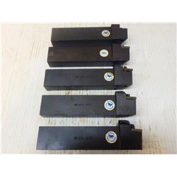 (5) INDEXABLE TOOL HOLDERS