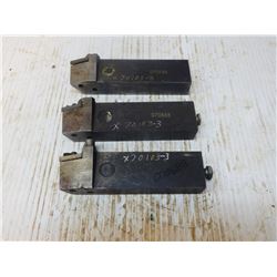 (3) INDEXABLE LATHE TOOL HOLDERS