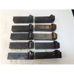 (10) INDEXABLE LATHE TOOL HOLDERS