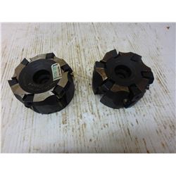 (2) FANSTEEL VR/WESSON MILLING CUTTERS