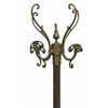 Image 2 : Gilt Brass Hall Tree With Coat & Hat Rack