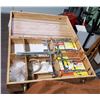 Image 3 : VINTAGE SHANDLER COMMERCIAL SEWING MACHINE & ACCESSORIES