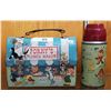 Image 1 : VINTAGE LOONEY TUNES METAL LUNCH BOX W/THERMOS
