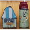 Image 2 : VINTAGE LOONEY TUNES METAL LUNCH BOX W/THERMOS
