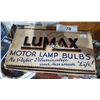 Image 1 : VINTAGE CASE OF LUMAX MOTOR LAMP BULBS