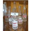 Image 1 : 6 VINTAGE STUBBY POP BOTTLES