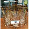 Image 1 : VINTAGE 1950'S 9 PIECE BAR WARE SET