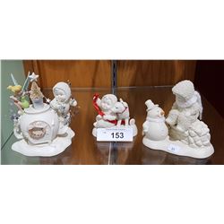 3 SNOWBABIES FIGURINES