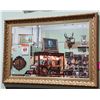 Image 1 : GILT FRAMED BEVELED MIRROR