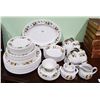 Image 1 : APPROX 60 PC ROYAL DOULTON MIRA MOUNT ENGLISH TRANSLUCENT CHINA SET