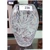 Image 1 : VINTAGE PINWHEEL CRYSTAL VASE