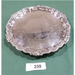 ANTIQUE QUALITY SILVERPLATE TRAY