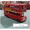Image 2 : VINTAGE TIN DOUBLE DECKER BUS