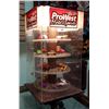 Image 1 : VINTAGE COUNTER TOP DISPLAY CASE W/16 DIE CAST CARS