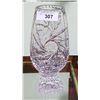 Image 1 : VINTAGE PINWHEEL CRYSTAL VASE AND ASHTRAY