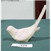 Image 1 : VINTAGE FENTON HAND PAINTED CUSTARD GLASS BIRD