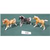 Image 1 : 3 VINTAGE JAPANESE PORCELAIN HORSE FIGURINES