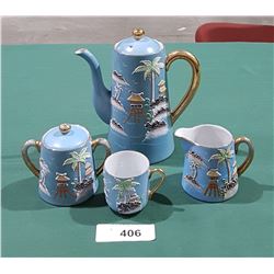 4 PC JAPANESE PORCELAIN TEA SET