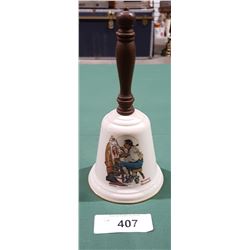 NORMAN ROCKEWELL PORCELAIN BELL