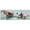 Image 1 : 2 VINTAGE JAPANESE PORCELAIN ANIMAL FIGURINES