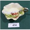 Image 1 : ROYAL BAYREUTH HAND PAINTED BOWL DEPICTING ELK