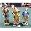 Image 1 : 3 PORCELAIN FIGURINES