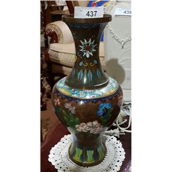 LARGE ANTIQUE CLOISONNE VASE