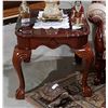 Image 2 : 3 PC MAHOGANY COFFEE TABLE SET