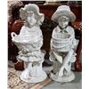 Image 1 : TWO GARDEN STATUES
