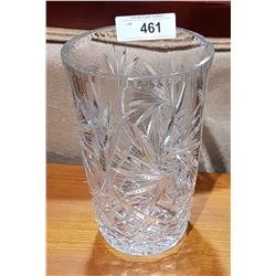 VINTAGE PINWHEEL CRYSTAL VASE