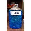 Image 1 : VICTORIAN BLUE GLASS PICKLE JAR
