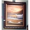 Image 1 : FRAMED OIL ON CANVAS SEASCAPE SIGNED