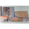 Image 2 : SIX UNFRAMED OIL PAINTINGS ON BOARD