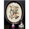 Image 1 : VINTAGE HUMMEL TRAY & SNOWGLOBE & ROYAL DOULTON MINI FIGURINE