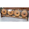 Image 1 : VINTAGE SET GENERAL STORE CANDY JARS