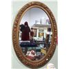 Image 1 : GILT FRAMED OVAL MIRROR