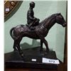 Image 1 : AUSTIN ORIGINALS JOCKEY SCULPTURE