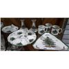 Image 1 : APPROX 8 PIECES SPODE CHRISTMAS TREE SERVING DISHES