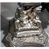 Image 2 : OCCASIONAL TABLE ON ORNATE BRASS BASE