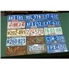 Image 1 : APPROX 15 VINTAGE LICENSE PLATES