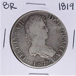 1819-PJ Bolivia 8 Reales Ferdin VII Silver Coin