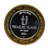 Image 1 : .999 Silver Treasure Island Las Vegas, Nevada $10 Casino Limited Edition Gaming