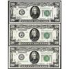 Image 1 : Lot of (3) 1928 $20 Federal Reserve Notes