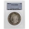 Image 1 : 1881-S $1 Morgan Silver Dollar Coin PCGS MS65