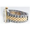 Image 5 : Rolex Mens Two Tone 14K Champagne Diamond 36MM Datejust Watch