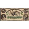Image 1 : 1800's $100 Citizens Bank of Louisiana New Orleans Obsolete Note